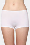 AshleyandAlvis Medium Rise Full Coverage Anti Bacterial Boyshort (Pack of 2) - Snowy White Scarlet Red — thumbnail 8