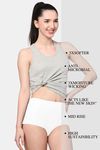 AshleyandAlvis Medium Rise Full Coverage Anti Bacterial Boysleg (Pack of 2) - Snowy White Cerulean Blue — thumbnail 5