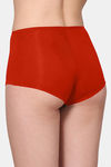 AshleyandAlvis Medium Rise Full Coverage Anti Bacterial Boysleg (Pack of 2) - Aveia Nude Scarlet Red — thumbnail 12