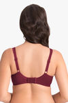 Ultimo by Amante Double Layered Wired Full Coverage Super Support Bra - Biking Red — thumbnail 3