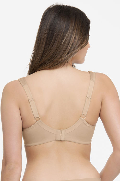Ultimo By Amante Contour Double Layered Wired Full Coverage Super Support Bra - Sandalwood — image 3