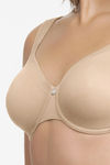 Ultimo By Amante Contour Double Layered Wired Full Coverage Super Support Bra - Sandalwood — thumbnail 4