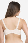 Ultimo By Amante  Double Layered Non Wired Full Coverage Super Support Bra - Whitesmoke — thumbnail 3