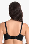 Ultimo by Amante Double Layered Wired Full Coverage Minimiser Bra - Black — thumbnail 3