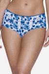 Ultimo By Amante Summer Bloom Low Rise Three-Fourth Coverage Boyshort - Blue — thumbnail 1
