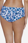 Ultimo By Amante Summer Bloom Low Rise Three-Fourth Coverage Boyshort - Blue — thumbnail 3