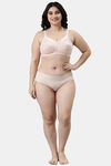 Enamor Double Layered Non Wired Full Coverage Super Support Bra - Pearl — thumbnail 4