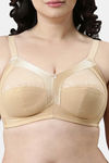 Enamor Double Layered Non Wired Full Coverage Super Support Bra - Skin — thumbnail 6