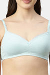 Enamor Padded Non Wired 3/4Th Coverage T-Shirt Bra - Capri Melange — thumbnail 5