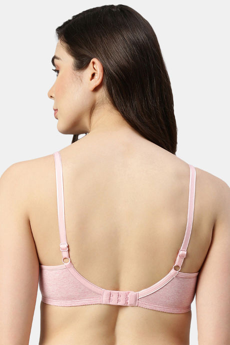 Enamor Padded Non Wired 3/4Th Coverage T-Shirt Bra - Orchid Melange — image 3