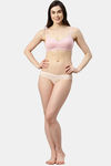 Enamor Padded Non Wired 3/4Th Coverage T-Shirt Bra - Orchid Melange — thumbnail 4