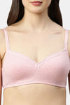 Enamor Padded Non Wired 3/4Th Coverage T-Shirt Bra - Orchid Melange — thumbnail 5