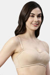 Enamor Double Layered Non Wired 3/4Th Coverage Strapless Bra - Skin — thumbnail 3