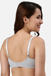 Enamor Lightly Lined Non Wired Full Coverage T-Shirt Bra - Greymelange — thumbnail 3
