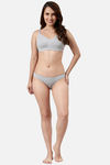 Enamor Lightly Lined Non Wired Full Coverage T-Shirt Bra - Greymelange — thumbnail 4