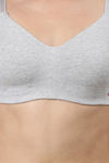 Enamor Lightly Lined Non Wired Full Coverage T-Shirt Bra - Greymelange — thumbnail 7