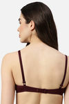 Enamor Padded Non Wired Medium Coverage T-Shirt Bra - Grapewine — thumbnail 3