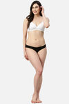 Enamor Padded Non Wired Medium Coverage T-Shirt Bra - White — thumbnail 4