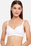 Enamor Double Layered Non Wired 3/4Th Coverage T-Shirt Bra - White — thumbnail 1