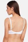 Enamor Double Layered Non Wired 3/4Th Coverage T-Shirt Bra - White — thumbnail 3