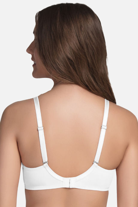 Enamor Double Layered Non Wired 3/4Th Coverage T-Shirt Bra - White — image 3