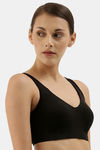 Enamor Padded Non Wired Full Coverage T-Shirt Bra - Black — thumbnail 2