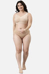 Enamor Lightly Lined Non Wired Full Coverage T-Shirt Bra - Paleskin — thumbnail 4