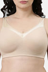 Enamor Lightly Lined Non Wired Full Coverage T-Shirt Bra - Paleskin — thumbnail 6