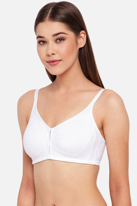 Enamor Double Layered Non Wired Full Coverage T-Shirt Bra - White — image 2