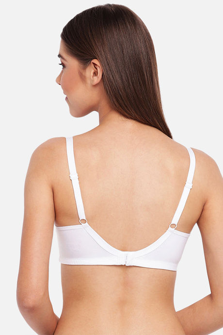 Enamor Double Layered Non Wired Full Coverage T-Shirt Bra - White — image 3