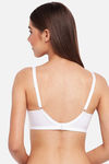 Enamor Double Layered Non Wired Full Coverage T-Shirt Bra - White — thumbnail 3