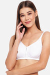 Enamor Double Layered Non Wired Full Coverage T-Shirt Bra - White — thumbnail 4
