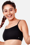 Enamor Antimicrobial Teenager Full Coverage Non-Wired Non Padded Beginners Bra - Black — thumbnail 2