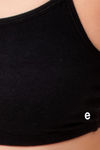 Enamor Antimicrobial Teenager Full Coverage Non-Wired Non Padded Beginners Bra - Black — thumbnail 4