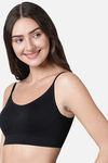 Enamor Padded Non Wired Full Coverage Sag Lift Bra - Black — thumbnail 2