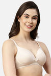 Enamor Padded Non Wired High Coverage T-Shirt Bra - Pink Champagne — thumbnail 2