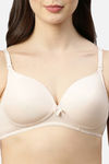 Enamor Padded Non Wired High Coverage T-Shirt Bra - Pink Champagne — thumbnail 5