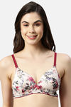 Enamor Padded Non Wired High Coverage T-Shirt Bra - Wildflower Melody — thumbnail 1