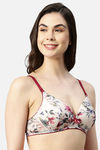 Enamor Padded Non Wired High Coverage T-Shirt Bra - Wildflower Melody — thumbnail 2