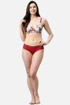 Enamor Padded Non Wired High Coverage T-Shirt Bra - Wildflower Melody — thumbnail 4