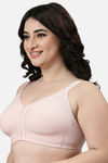 Enamor Lightly Lined Non-Wired Full Coverage Super Support Bra - Pearl — thumbnail 2