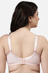 Enamor Lightly Lined Non-Wired Full Coverage Super Support Bra - Pearl — thumbnail 3