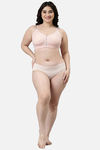 Enamor Lightly Lined Non-Wired Full Coverage Super Support Bra - Pearl — thumbnail 4