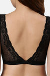 Enamor Padded Non Wired Full Coverage Bralette - Black — thumbnail 9