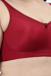 Enamor Lightly Lined Non-Wired Full Coverage Super Support Bra - Masai — thumbnail 6