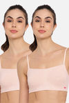 Enamor Double Layered Non Wired 3/4Th Coverage Cami Bra (Pack of 2) - Pearl — thumbnail 1