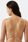 Enamor Padded Non Wired Medium Coverage T-Shirt Bra - Honey Beige — thumbnail 4
