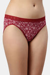 Enamor Anti Microbial High Rise Full Coverage Hipster Panty (Pack of 2) - Multicolor Print — thumbnail 3