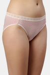 Enamor Anti Microbial High Rise Full Coverage Hipster Panty (Pack of 2) - Multicolor Print — thumbnail 6