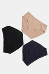 Enamor High Rise Full Coverage Hipster Panty (Pack of 3) - Multicolor — thumbnail 12